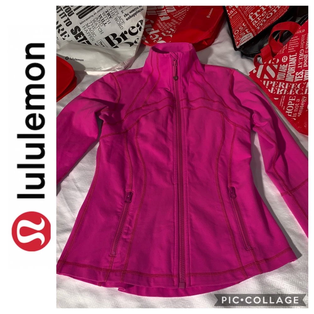 LuLuLemon Dark Pink Define Jacket
